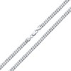 Solid .925 Sterling Silver 150 Gauge 5MM Heavy Curb Miami