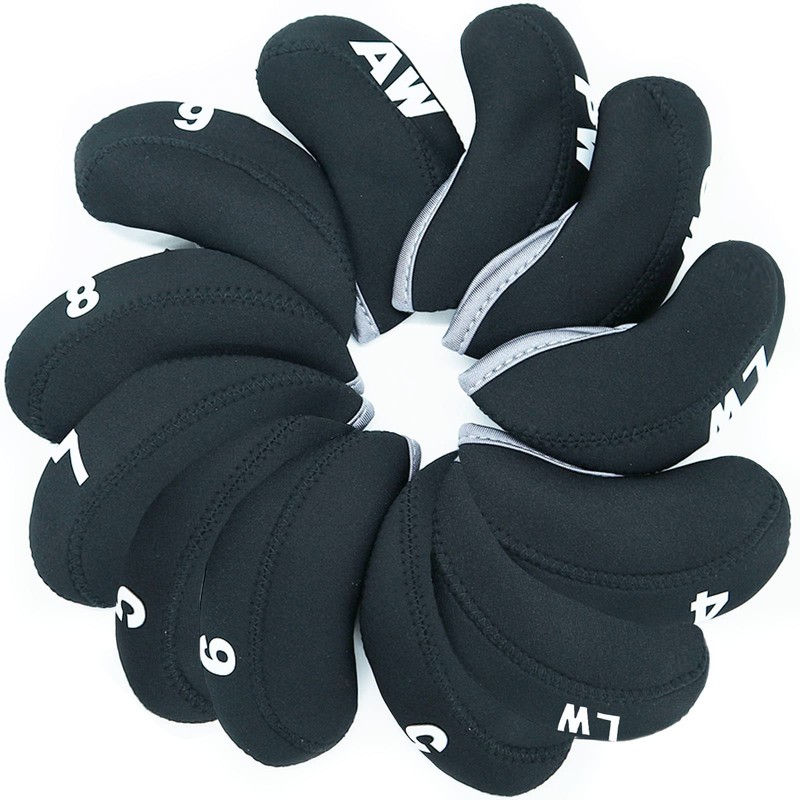 Golf Iron Head Covers Neoprene numbers Value 12 Pcs Set,