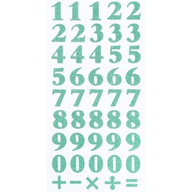 XIAXIN RSS-40 Glitter Number Sticker Sticker Label Number Decoration