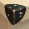 12 Pcs Box Edge Guard, Antique Corner Guards Box Edge
