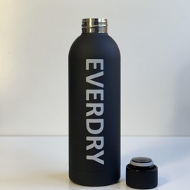 EVERDRY Silky-Touch Stainless Steel Isothermal Bottle | Water Bottle for Gym, Office, Camping, Hiking (Galaxy Black, 500 ml)