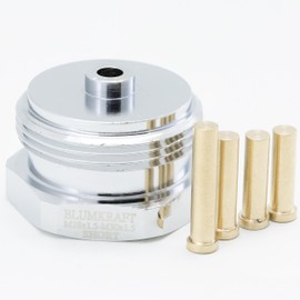 BLUMKRAFT Metal adapter for Herz, SAR/COMAP, MOUSSON bridge, MYJAVA M28 x1.5 to M30 x 1.5 for Thermostat/thermostatic head M30x1.5 male (M28 Short)