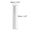 sourcing map 15Pcs 6mm X 50mm Dowel Pin 304 Stainless