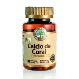 CALCIO DE CORAL CON VITAMINA D2 60 CAPSULAS SUPLEMENTO NATURELAB