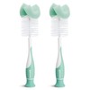 Munchkin Munchkin 2pk Sponge Bottle Brush-Sge