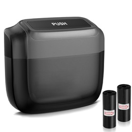 ZUKIDA Car Trash Can Car Storage Case Car Trash Can with Lid Built-in Storage Trash Bag Leakproof Vehicle Trash Can Interior Mini Trash Can for Car, Home, Office, Kitchen, Bedroom, with 30 Trash Bags