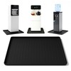 HOSASSPER Water Cooler Mat, Water Dispenser Mat, 22"x19" Non-Slip Silicone