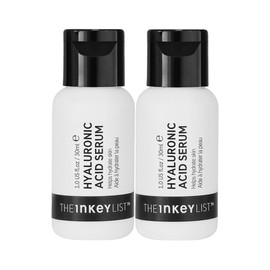The INKEY List The INKEY List Hyaluronic Acid Serum Duo, Hydrate Multiple Layers of Dry Skin, Plump and Smooth Fine Lines and Wrinkles, 1.0 fl oz (2 Pack)