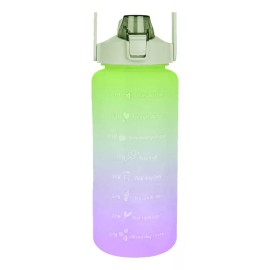 Shendy Vendy Botella De Agua Deportiva Motivacional 1.5 Lt Gran Capacidad Color Verde claro