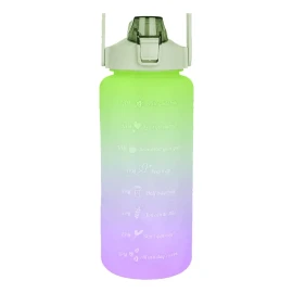 Shendy Vendy Botella De Agua Deportiva Motivacional 1.5 Lt Gran Capacidad Color Verde claro