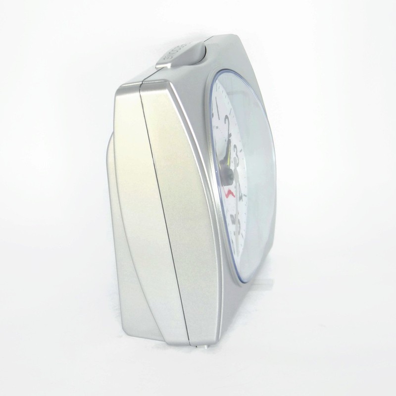 Magic Radio Alarm Clock with Light Snooze Silver Analogue 1895-19,