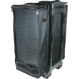 Large Jewelry Display Rolling Carrying Case W/ 17 Trays