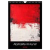 Abstrakte KI-Kunst (Wandkalender 2026 DIN A4 hoch), CALVENDO Monatskalender