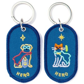 Iroha Publishing 2/8b PAIR KEY RING Key Ring (FEELING series), Heroes of each other