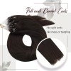 Moresoo Extensiones Cabello Natural Natural Color #2 Casta 14in 50gr