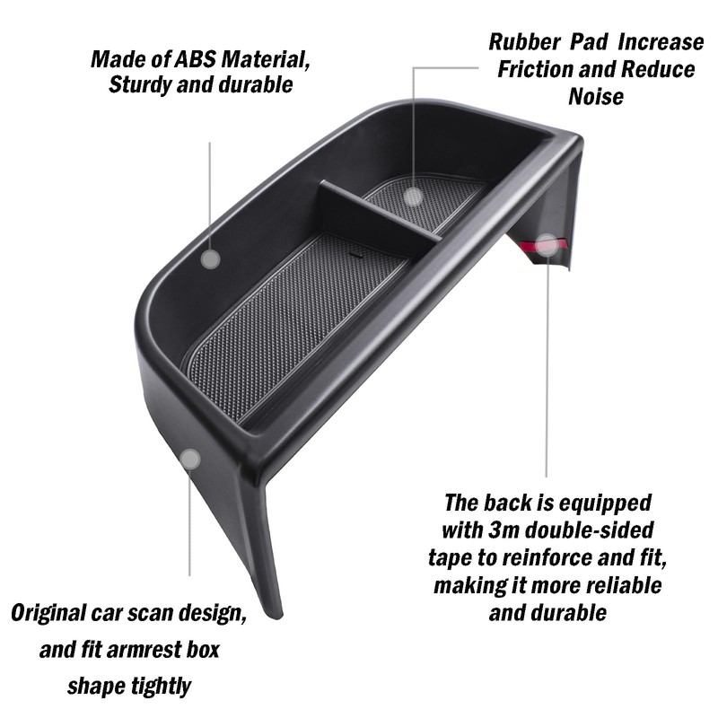 TACOBRO Center Console Dashboard Storage Organizer Compatible with Toyota Sienna