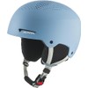 ALPINA ZUPO Unisex Youth Ski Helmet, Smoke-Blue Matt, 48-52