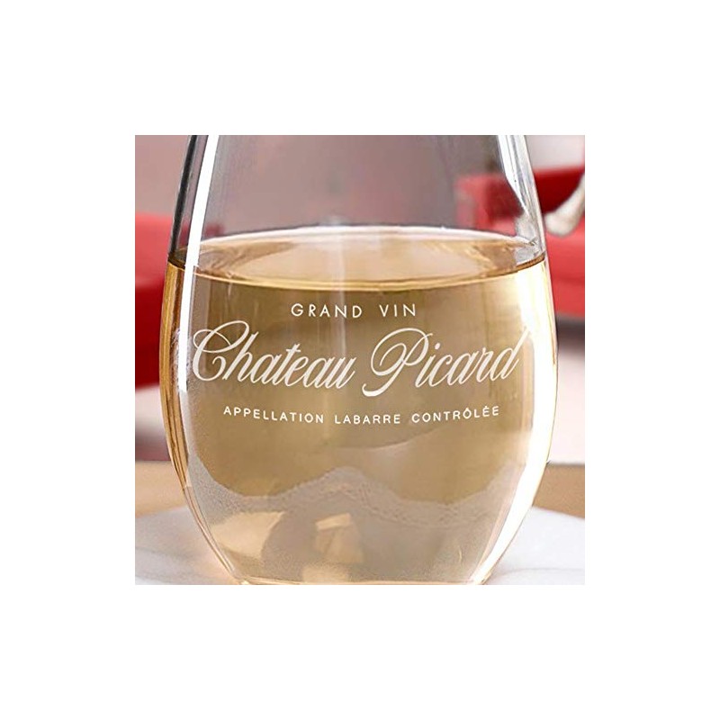 Star Trek: Picard Chateau Picard Stemless Wine Glass