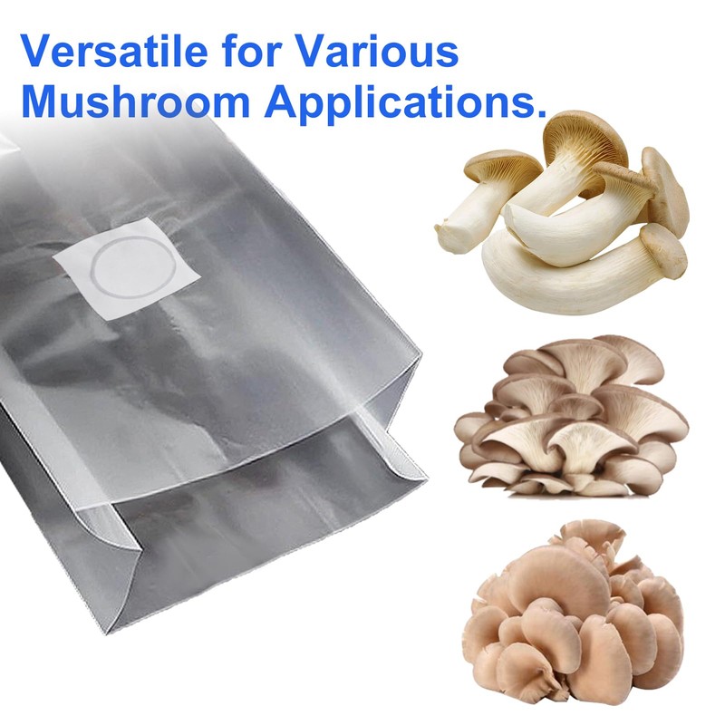 Business King Mushroom Grow Bags with Breathable Micron Filter Patch