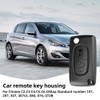 Alppihym 2-button compatible with car key housing for Peugeot and
