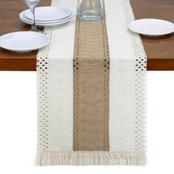 YATOJUZI Boho Table Runner for Home Decor 48 Inches Long