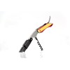 Qpractiko - Two-stroke corkscrew with Teflon spiral, "Spain flag", easy