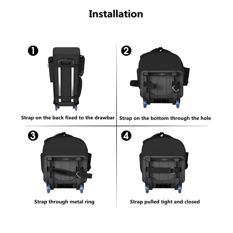 Junsi Trolley Bag Compatible with JBL Partybox 110/PartyBox Club 120