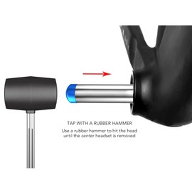 Agatige Bike Set Cup Removal Tools, Bicycle Crank Repair Tool Press in Hollow Bottom Bracket Headset Cup Removal Tool for BB86 PF30 BB92 Bike Crankset