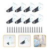iplusmile Blind Brackets Blind Holder: 8pcs Metal Hold Down Brackets
