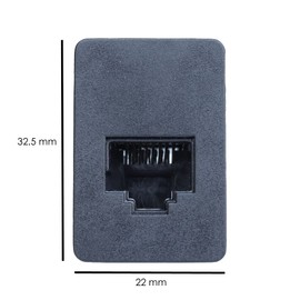 RJ45 UHF Radio Microphone Socket Outlet for Mitsubishi Pajero Sport QE Triton MQ MR Outlander ZK Mirage LA