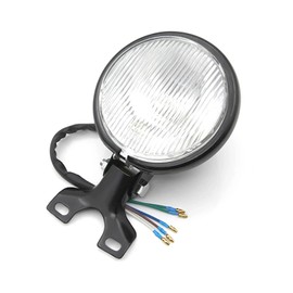 SZYUMO Vintage Electrolytic Plated Retro Metal Motorcycle Headlight Round Holder for Honda Hayabusa Suzuki Harley Yamaha Dirt Bike