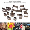 14 Pcs Leather Cutting Mold 2 Shape Exquisite High Carbon