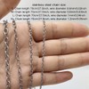 Copfeu Bird Foot Chain Flying Stainless Steel Training Rope with