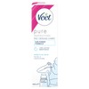 Veet Veet Pure Sensitive Hair Removal Cream 100 ml With Bodycurv Domed Applicator For Bikini And Underarm - Hydrates, Exfoliates, Moisturizes Skin Effectively