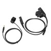 U94 PTT Adapter Cable Walkie Talkie Headset Adapter with Key
