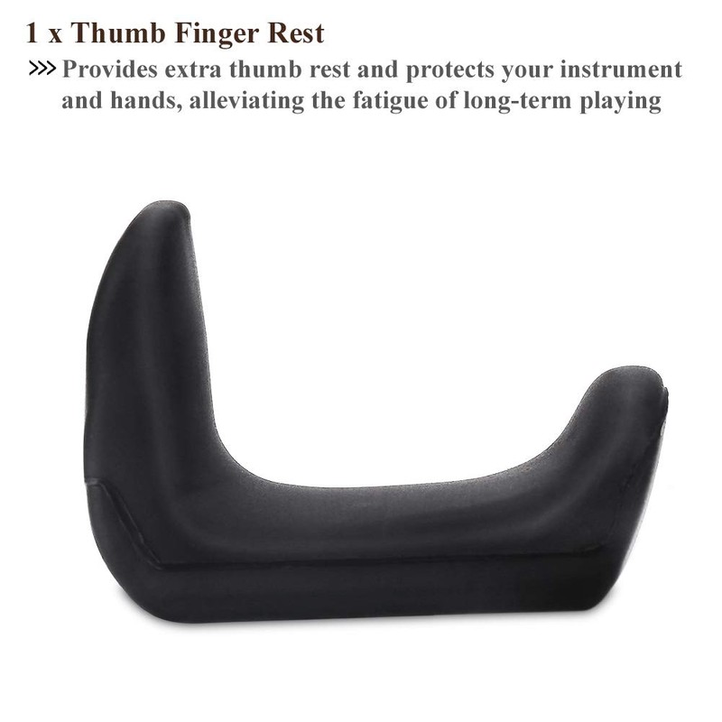 Dilwe Clarinet Thumb Protector, Rubber Clarinet Thumb Rest for Oboe