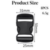 4PCS Plastic Buckle, Side Quick Release Buckle for Bracelets Backpack