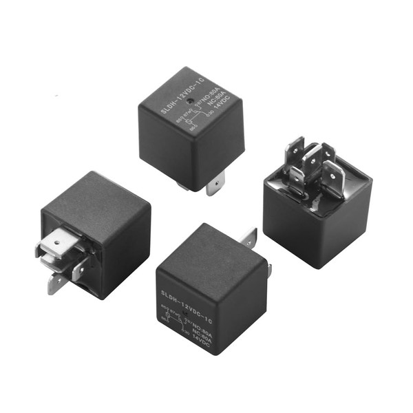 4 Relays SLDH-12VDC-1C 1.6W High Power, SLDH-12VDC-1C NO 80A NC