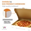 WIPRIME 14x14x2 White Pizza Boxes - 50 Pack | Heavy-Duty