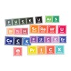 A4 Sticker Sheet Swear Words Elements Vinyl Stickers - Chemical