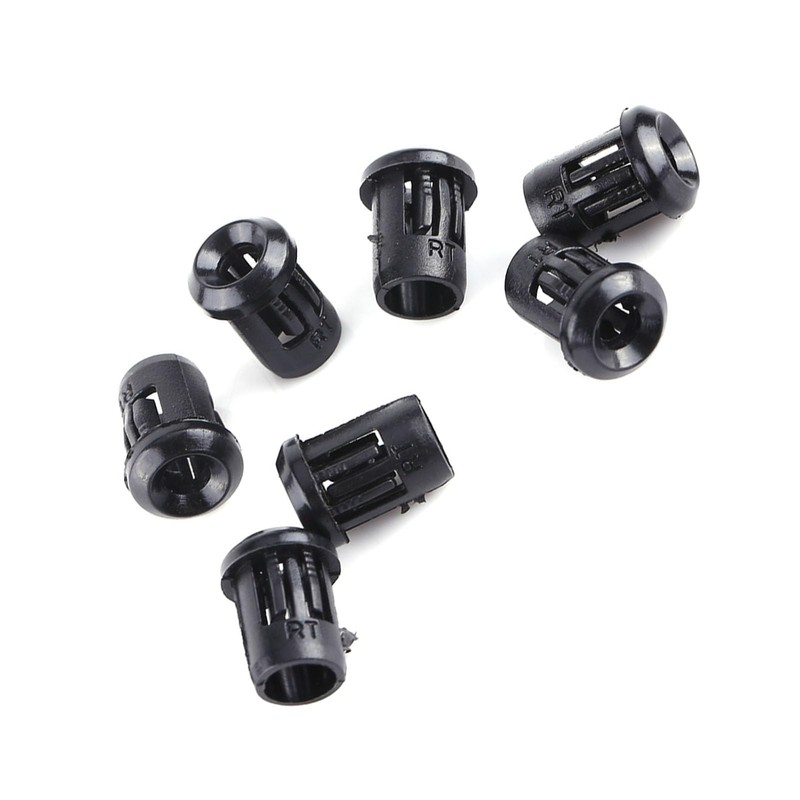 Kodrily 50Pcs 3mm LED Holder Black, Nylon LED Lamp Holders
