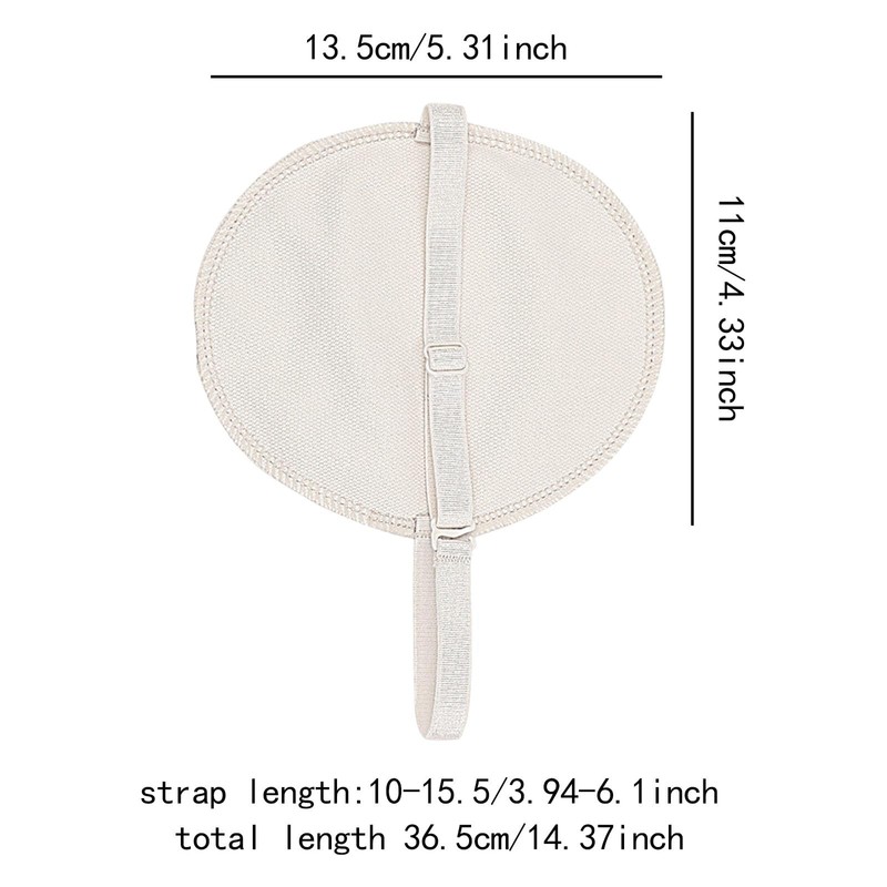 perfeclan 2x Underarm Pad Sweat Absorbing Invisible,with Shoulder Strap Breathable,Washable