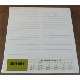Melody New Factory Sealed Melody 166 Polyester Magnetic Recording Tape 1.5 mil x 1200