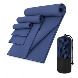 PUBAMALL Toallas de Microfibra para Entrenamiento y Viaje, Toalla de Viaje Ligera y Portatil, Toalla Deportiva para Sudor de Gimnasio, Hot Yoga, Tenis