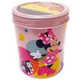 Minnie Food Safe, BPA Free - Snack Container w/Screw Top, Food on the Go Container, Dry Food Storage, 4.5" High with Window