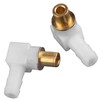 2 Pack 692317 Carb Fuel Fitting Elbow Hose Connector Replacement