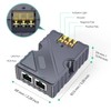 Gigabit PoE Injector, 150W and ESD Guard PoE Adapter, 10/100/1000Mbps,