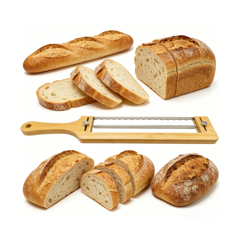 jiooyy Adjustable Bread Knife for Homemade Bread - Sourdough Bread