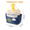 Insulated Lunch Bag with Foil Layer - Double Side Pockets,