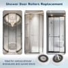 8 Replacement Shower Door Rollers, Bathroom Glass Shower Door Rollers,